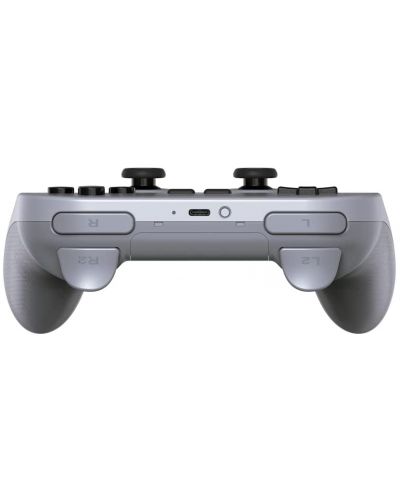 Безжичен контролер 8Bitdo - Pro2, сив (Nintendo Switch/PC) - 4