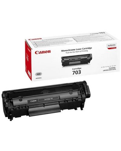 Консуматив Canon CRG-703, за i-SENSYS LBP-2900/LBP-3000, черна - 1