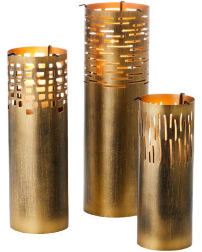 Комплект свещници Philippi - Santiago, Ø 14 x 31/38/45 cm, 3 броя - 1