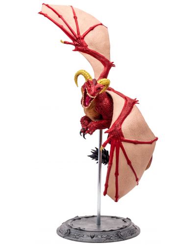 Комплект екшън фигури McFarlane Games: World of Warcraft - Red Highland & Black Proto-Drake, 28 cm - 4