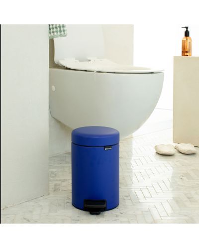 Кош за отпадъци Brabantia - NewIcon, 3 l, Mineral Powerful Blue - 9