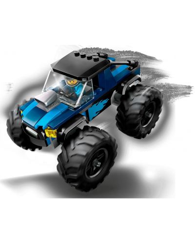 Конструктор LEGO City Great Vehicles - Син камион чудовище (60402) - 4