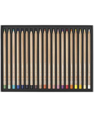 Комплект цветни моливи Caran d'Ache Luminance 6901 - 20 цвята, портрет - 2