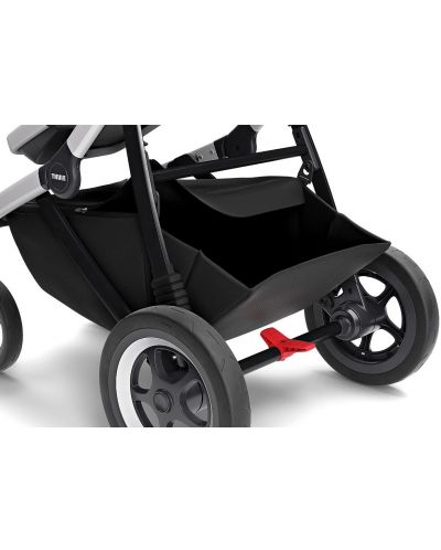 Комбинирана бебешка количка 2 в 1 Thule - Sleek, Midnight Black Aluminum - 7