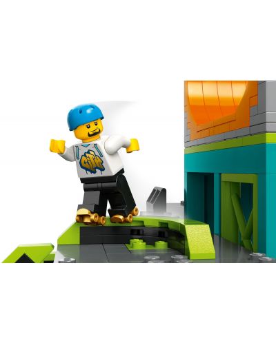 Конструктор LEGO City - Скейтпарк на улицата (60364) - 7