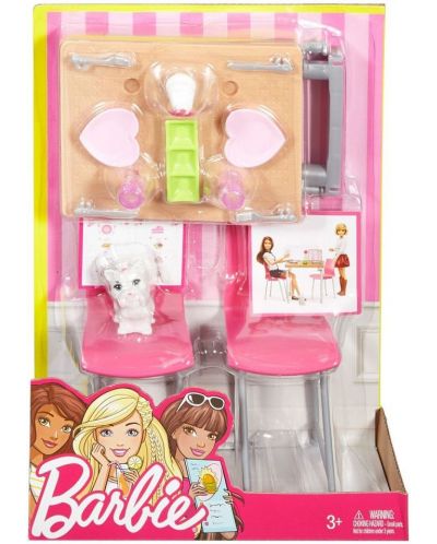 Комплект Mattel Barbie Outdoor Furniture - Обяд - 2