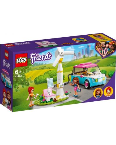 Конструктор LEGO Friends - Електрическа кола на Olivia (41443) - 1