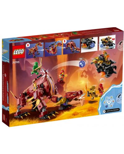 Конструктор LEGO Ninjago - Трансформиращ се лава дракон (71793) - 2