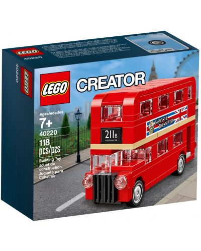 Конструктор LEGO Creator Expert - Двуетажен лондонски автобус (40220) - 1