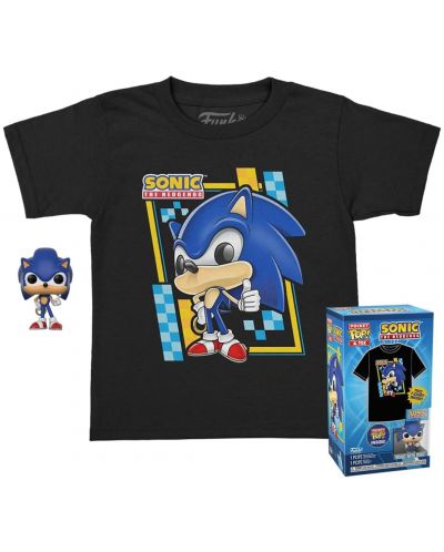 Комплект Funko POP! Collector's Box: Games - Sonic (Flocked) - 1
