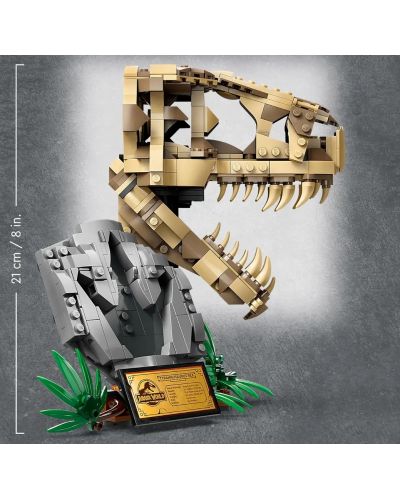 Конструктор LEGO Jurassic World - Череп на тиранозавър рекс (76964) - 5