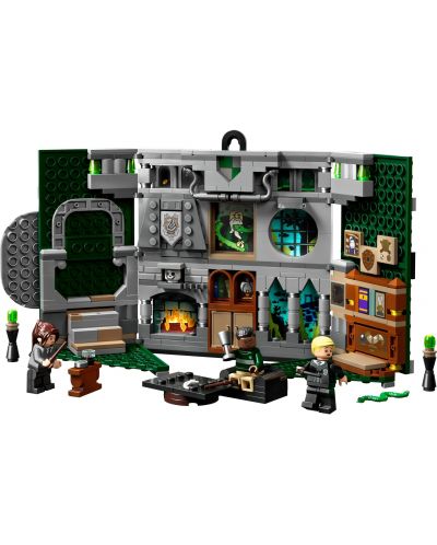 Конструктор LEGO Harry Potter - Банерът на Слидерин (76410) - 2