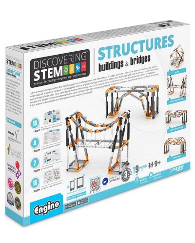 Конструктор Engino STEM Structures - Сгради и мостове - 1