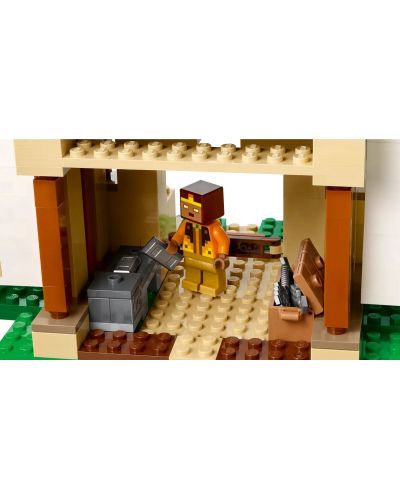 Конструктор LEGO Minecraft - Крепостта на Железния голем (21250) - 6