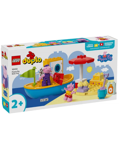 Конструктор LEGO Duplo - Peppa Pig пътуване с лодка (10432) - 1