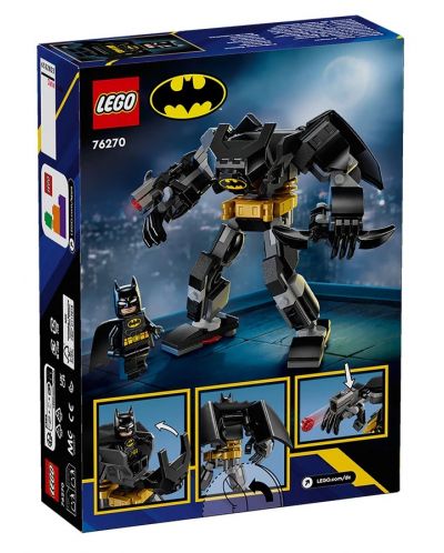 Конструктор LEGO DC Comics Super Heroes - Роботска броня на Батман (76270) - 2