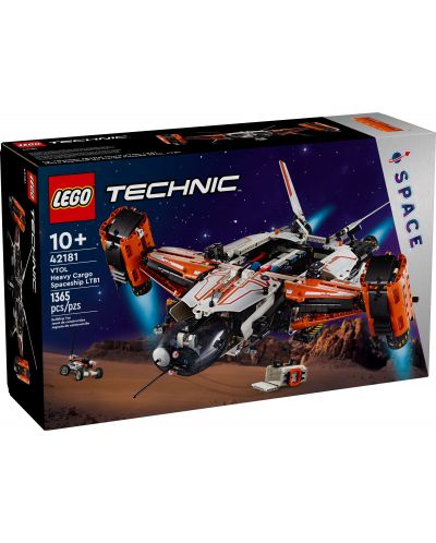 Конструктор LEGO Technic - Тежкотоварен космически кораб VTOL LT81 (42181) - 1