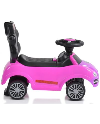 Кола с дръжка Moni - Rider, розова - 6
