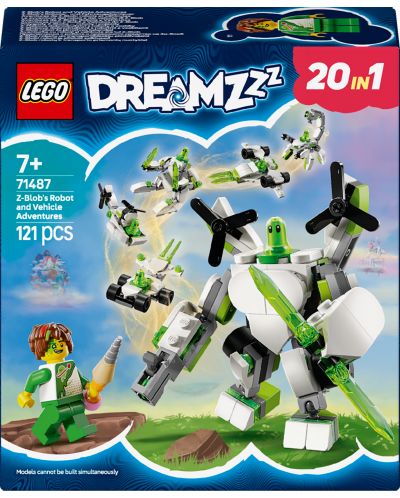 Конструктор LEGO DreamZzz 20 в 1 - Приключения с робота и