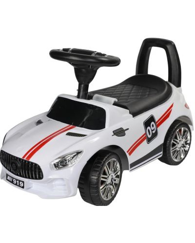 Кола за яздене Baby Mix - Racer, бяла - 1