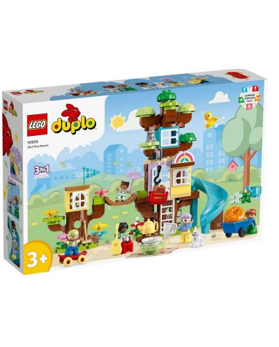 Конструктор LEGO Duplo 3 в 1 - Дървесна къща (10993) - 1