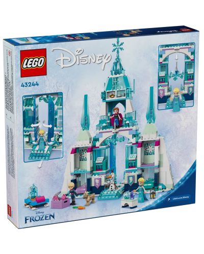 Конструктор LEGO Disney Princess - Зимният дворец на Елза (43244) - 2