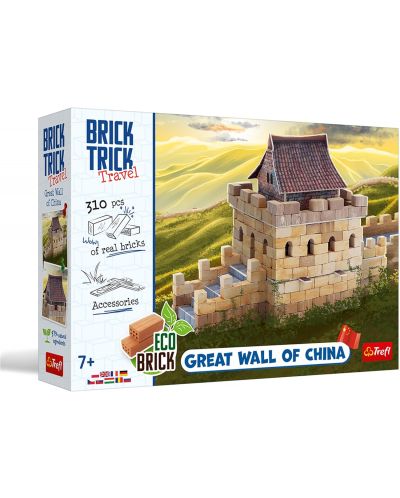Конструктор Trefl Brick Trick Travel - Великата Китайска стена - 1