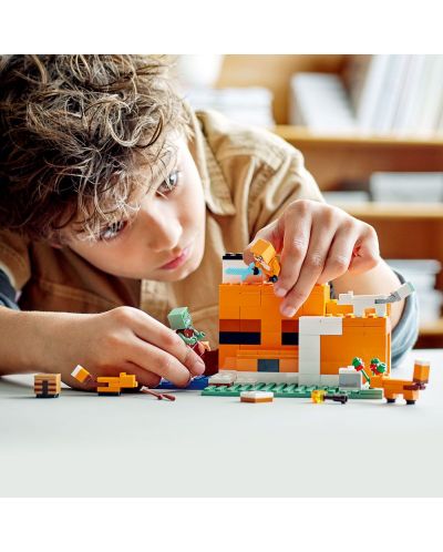 Конструктор LEGO Minecraft - Хижата на лисиците (21178) - 6