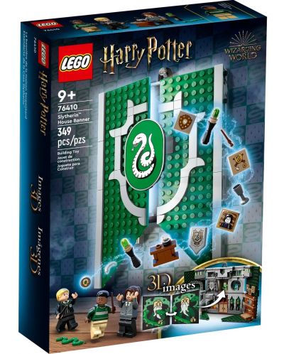 Конструктор LEGO Harry Potter - Банерът на Слидерин (76410) - 1