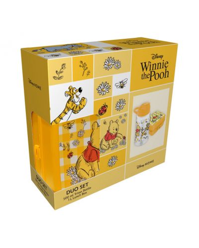 Комплект бутилка и кутия за храна Disney - Winnie the Pooh - 1