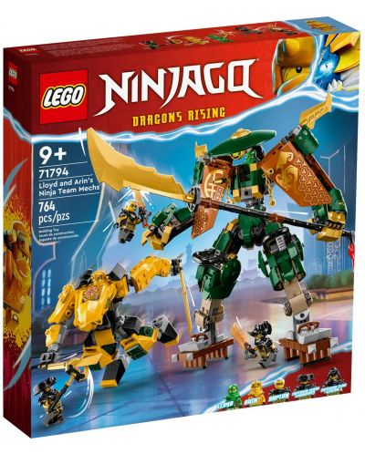Конструктор LEGO Ninjago - Роботите на Лойд и Арин (71794) - 1
