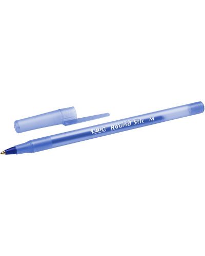 Комплект химикалки BIC Round Stic Classic - 1.0 mm, сини, 8 броя - 3