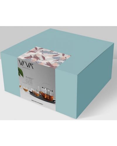 Комплект за чай Viva Scandinavia - Bjorn, 6 части, стъклен - 9