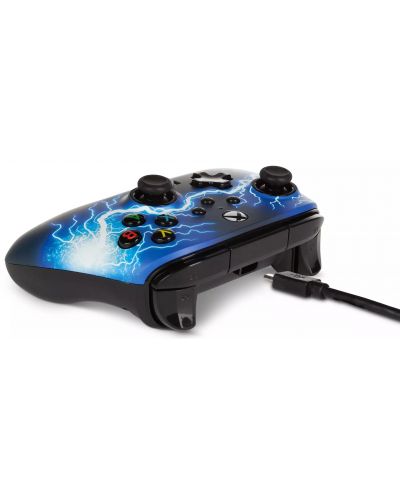 Контролер PowerA - Enhanced, жичен, за Xbox One/Series X/S, Arc Lightning - 6