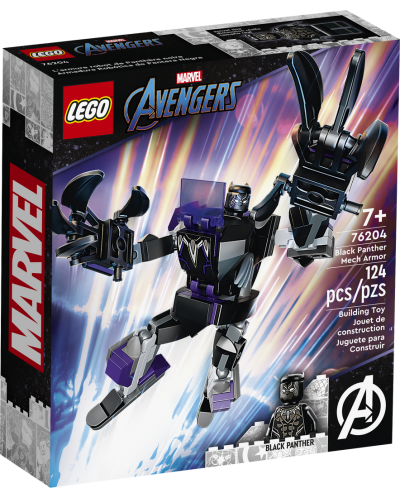 Конструктор LEGO Marvel Super Heroes - Роботска броня на Черната пантера (76204) - 1