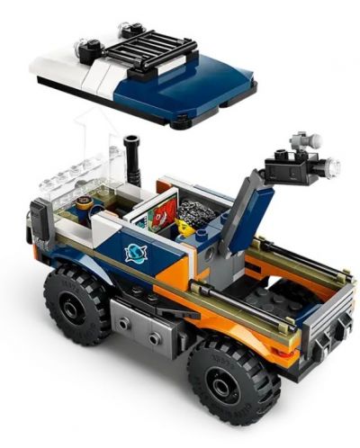 Конструктор LEGO City - Изследовател в джунглата с офроуд камион (60426) - 4