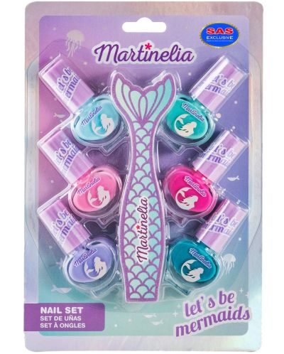 Комплект лакове за нокти Martinelia - Русалки, 6 броя - 1