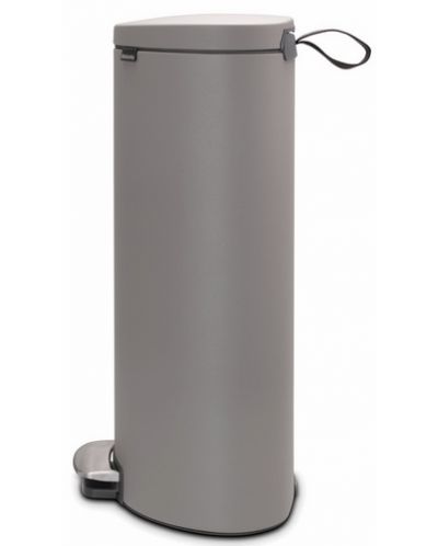 Кош за отпадъци Brabantia - FlatBack+, 30 l, Mineral Concrete Grey - 2