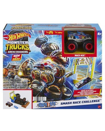 Комплект Hot Wheels Monster Trucks - Световна арена, Smash Race Challenge - 1
