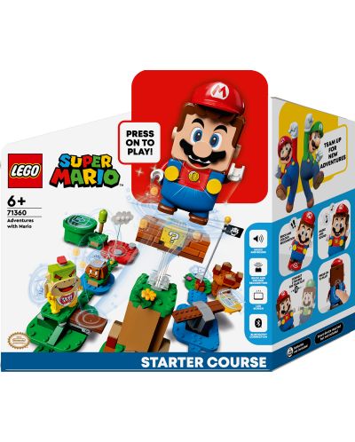 Конструктор LEGO Super Mario - Приключения с Марио, стартов сет (71360)