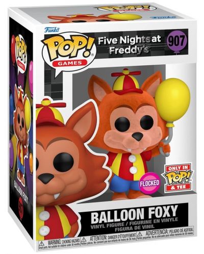 Комплект Funko POP! Collector's Box: Games - Five Nights at Freddy's (Balloon Foxy) (Flocked) - 4