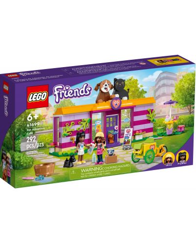 Конструктор LEGO Friends - Кафе за осиновяване на домашни любимци (41699) - 1