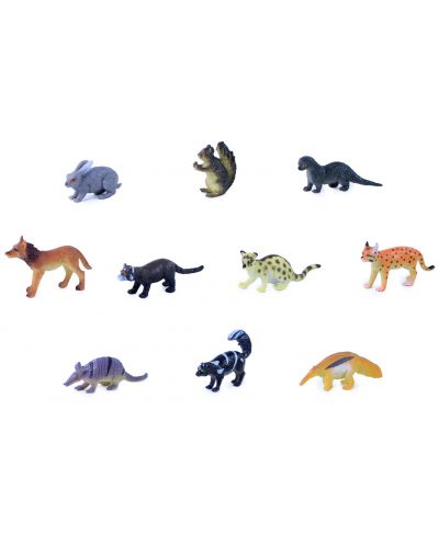 Комплект фигурки Rappa - Горски животни, 10 броя, 3-5 cm - 1
