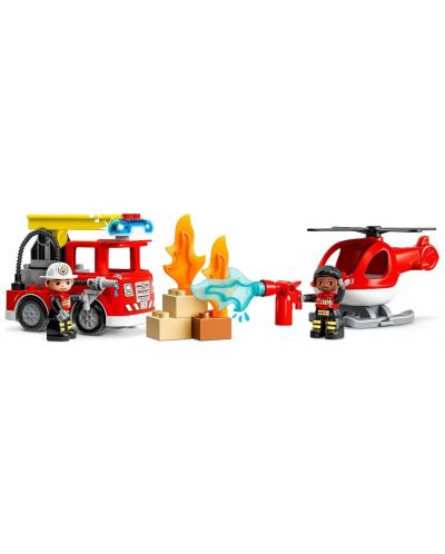 Конструктор LEGO Duplo Town - Пожарна команда и хеликоптер (10970) - 5