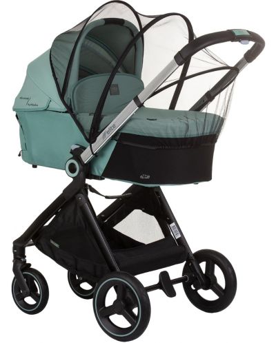 Комбинирана бебешка количка Chipolino - Елит, пастелно зелена - 2