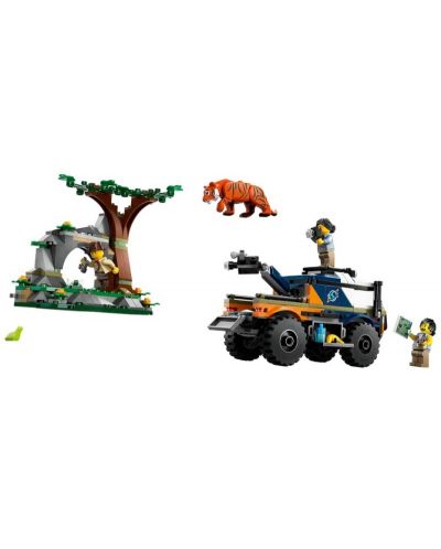 Конструктор LEGO City - Изследовател в джунглата с офроуд камион (60426) - 6