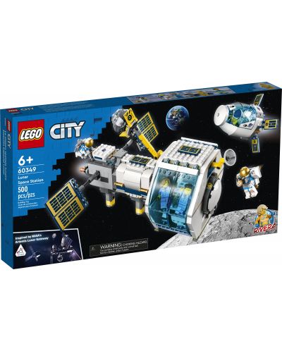 Конструктор LEGO City Space Port - Лунна космическа станция (60349) - 1