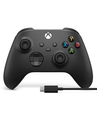 Безжичен контролер Microsoft - Black (Xbox One/Series S/X) - 1