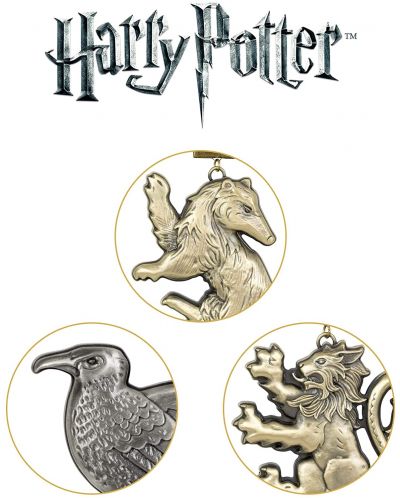 Комплект орнаменти The Noble Collection Movies: Harry Potter - House Mascots - 3