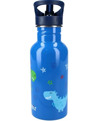 Комплект за детска градина Vadobag Pret - Раница с бутилка и несесер, динозавър - 4